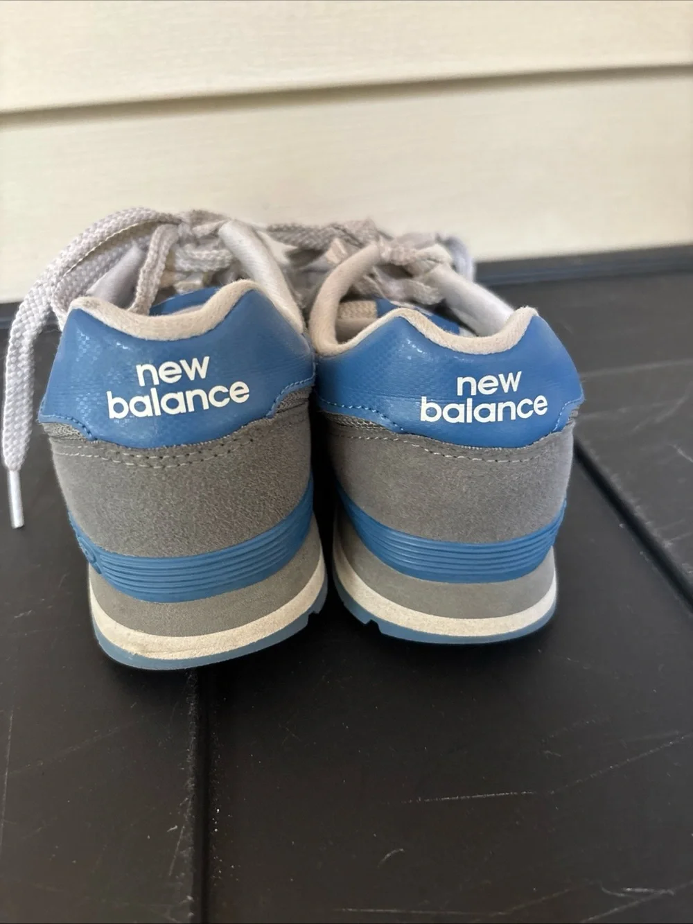 New Balance 515 Classic Kid’s Youth Size 3.5 Grey Blue Sneaker Shoes
